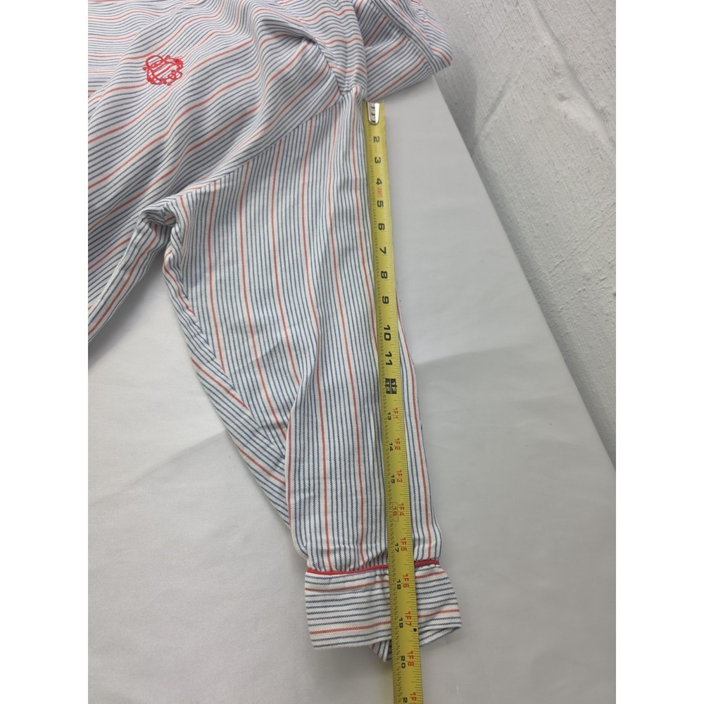 Vtg Christian Dior Lingerie Cotton Nightgown Large Light Blue Embroidered Logo - Picture 8 of 10